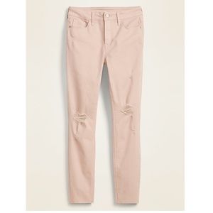 High-Waisted Super Skinny Ankle Jeans